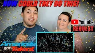 Light Balance: Dancers Light Up The Stage And Earn The Golden Buzzer - AGT 2017 (COUPLES REACTION)