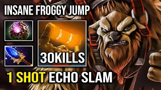 How to Mid Like a Pro Earthshaker with 13Min Scepter Unlimited Froggy Jump Dota 2