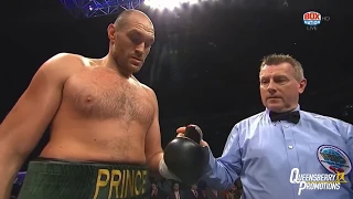 Tyson Fury Cheating gloves against Christian Hammer!