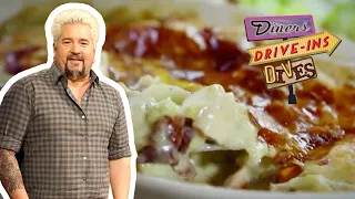 Guy Fieri Eats One Good Lookin' Chicken Pot Pie | Diners, Drive-Ins and Dives | Food Network