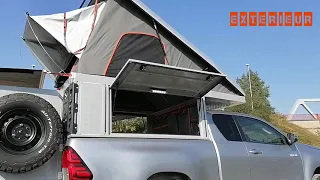 Vidéo Canopy Camper Toyota Hilux