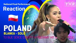 K*rwa... Blanka - Solo | Poland 🇵🇱 | National Final Performance | Eurovision 2023 | REACTION