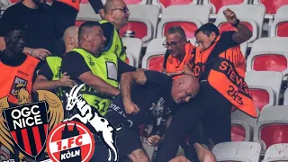 🇨🇵Big fight in Nice 🇫🇷 before the Conference League game OGC Nice -   1. FC Köln