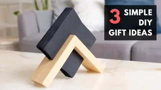 3 SIMPLE DIY GIFT IDEAS MADE OUT OF WOOD