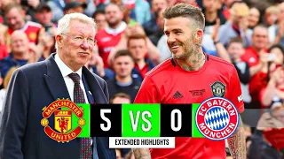 Manchester United legends vs Bayern Munich legends | 5-0 | Extended Highlights & Goals