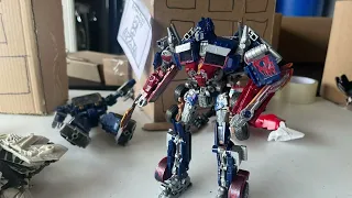 Optimus vs nemisis stop motion part 1