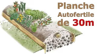 Planche Autofertile de 30m - Permaculture