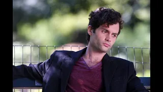 Dan Humphrey (who is Gossip Girl) reacting to Gossip Girl blasts (that he posted) alone