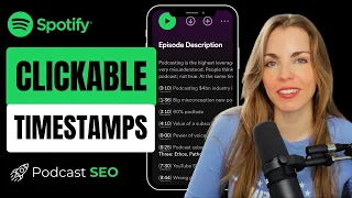How To Add Spotify Podcast Chapters / CLICKABLE Timestamps