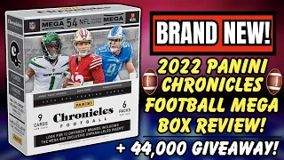 *2022 CHRONICLES FOOTBALL MEGA BOX REVIEW!🏈 + 44,000 SUBSCRIBER GIVEAWAY!🥳