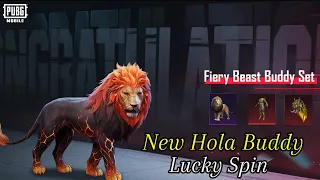 New Hola Buddy Lucky Spin | Lion Buddy | Fiery Beast Buddy Set | Hola Buddy Crate Opening | 4000 UC