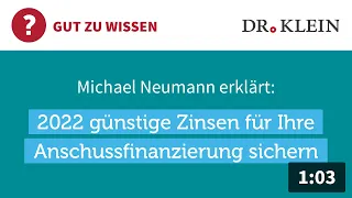 Wie viel Risiko darf es bei der Anschlussfinanzierung für Sie sein?