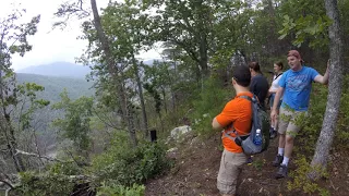 Lover's Leap portion of the Appalachian Trail in NC