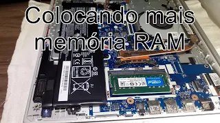 Como adicionar memória RAM no Notebook Lenovo Ideapad 320 15ikb