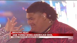 Family, friends celebrate on Oahu's North Shore after Iam Tongi wins American Idol