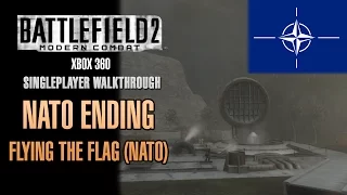 Battlefield 2: Modern Combat Walkthrough (Xbox 360) - NATO Ending - Flying The Flag