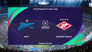 eFootball | ZENIT vs SPARTAK MOSKVA | RPL 21/22 | Gameplay PC