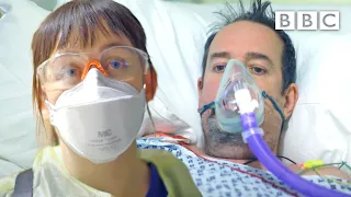Recovering from Covid after four weeks in the ICU | Hospital - BBC