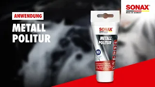 Anwendung SONAX Metall Politur