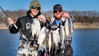 Winter Crappie Fishing | Open Water LIVESCOPE JIGGING!