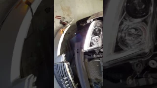 Audi C6 A6 Facelift headlights Install Test