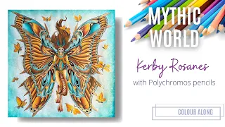 Colour Along | Mythic World by Kerby Rosanes | Polychromos Pencils