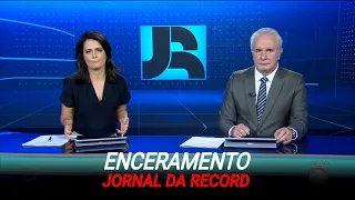 Encerramento do "Jornal da Record" especial sobre a morte de Gugu Liberato (22/11/2019)