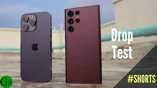 iPhone 14 Pro Max vs Samsung S22 Ultra 5G - Drop Test !