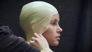 Alien Prosthetic Makeup Transformation