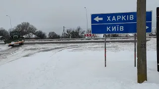 Аксіон 850+снігоочисна машина Кобзаренко.