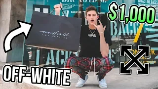 Shopping for Exclusive Off White! (Streetwear/Sneakers)