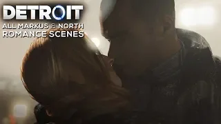 All Markus and North Romance Scenes - DETROIT BECOME HUMAN