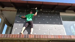 Work in FULL SWING | Concrete Pillar, Filling Ceiling Hole, House Insulation