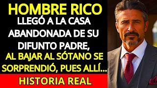 UN HOMBRE LLEGÓ A LA CASA DE SU DIFUNTO PADRE Y OYÓ UNA VOZ DESDE EL SÓTANO... HISTORIAS LA VIDA