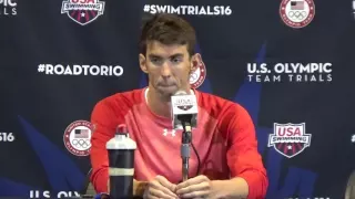 Michael Phelps 200 IM Press Conference