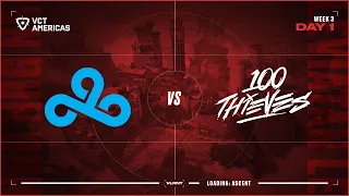 C9 vs 100T - VCT Americas Stage 1 - W3D1 - Map 2