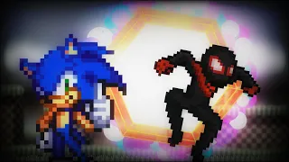 Miles Morales vs Prime Sonic (Spider-Verse vs Sonic Prime)
