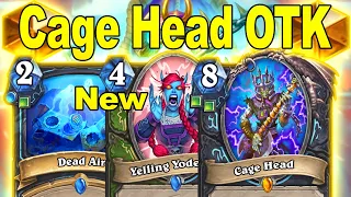 NEW Cagehead OTK Is Crazy! Over 32 Damage In 1 Turn At Mini-Set Festival of Legends | Hearthstone