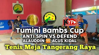 Alauddin vs Agus Kidal | Tumini Tenis Meja Cisauk | Bambs Cap 2022 | Pingpong Cisauk