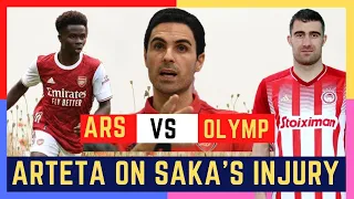 Saka INJURY Update And Martinelli TO get Playing Time | Arteta Presser Ahead Of Olympiako s#ARSENAL