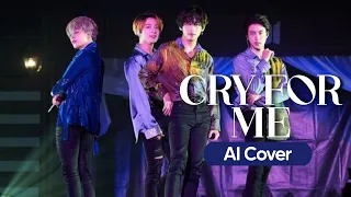 BTS (Vocal Line) - Cry For Me (Lyrics) [AI Cover]