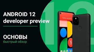 Android 12 DP (Быстрый обзор)