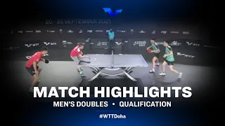 MENG Fanbo / WALTHER Ricardo vs JANG Woojin/ JANG Seongil | WTT Star Contender Doha 2021 | MD | QUAl