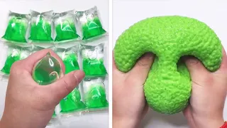 Oddly Satisfying Slime ASMR No Music Videos - Relaxing Slime 2022 - 25