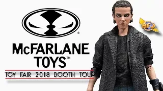 McFarlane Toys Booth Tour - Toy Fair 2018