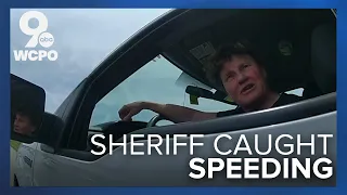 BODY CAM: Hamilton County Sheriff pulled over for speeding, let go with warning