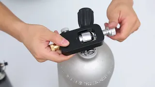 Use Refill Adapter to Refill the Mini Scuba Tank