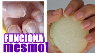 Unhas quebradiças e fracas NUNCA MAIS!  #receitinha