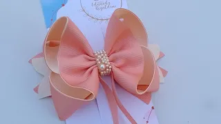 LAÇO Estilo Luxo Divertido🎀 GORGURÃO - fácil Diy💞 Belíssimo