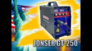 Сварочный профессиональный аппарат полуавтомат АМЕРИКАНСКОЕ качество JONSER GT-250